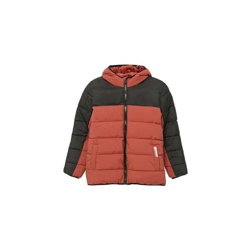 Steppjacke S.OLIVER JUNIOR Gr. XL (170/176), rot Jungen Jacken mit Kapuze