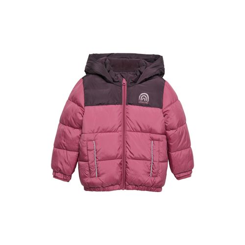 Outdoorjacke S.OLIVER JUNIOR Gr. 140, lila (lilac/pink) Mädchen Jacken mit Kapuze