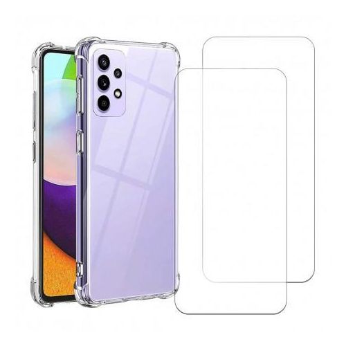 Hülle Galaxy A52/A52S und 2 schutzfolien - TPU - Transparent