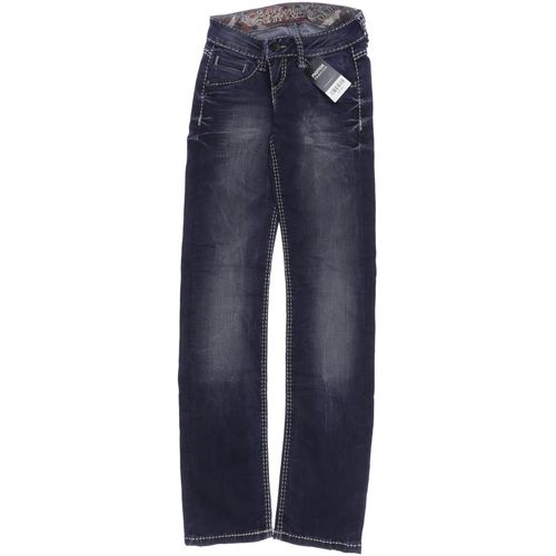 Soccx Damen Jeans, marineblau, Gr. 25