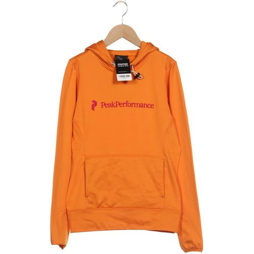 Peak Performance Damen Kapuzenpullover, orange, Gr. 36