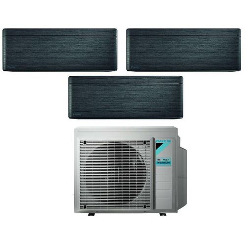 Daikin - bluevolution bluevolution trial split inverter klimagerät serie stylish real blackwood 7+9+12 mit 3mxm52n r-32 wi-fi integrated