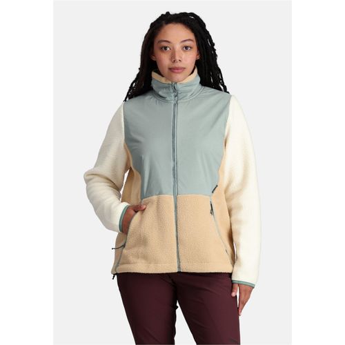 Outdoorjacke KARI TRAA "Røthe" Gr. XS, braun (braun, mehrfarbig) Damen Jacken mit windbeständigem Material