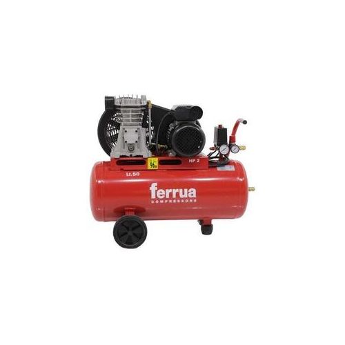 Ferrua FB28/50 CM2 - Elektrischer Kompressor mit Riemenantrieb - Motor 2PS - 50Lt