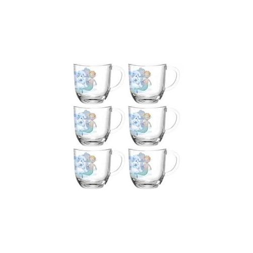 Leonardo Tassenset , Glas , 6-teilig , 280 ml , 11.5x8.8x8.4 cm , Geschirr, Tassen, Tassen Sets