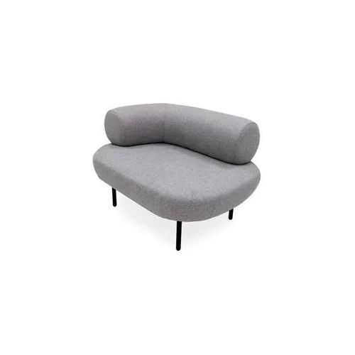 Lomoco Récamiere , Grau , Metall, Textil , 103x65x76 cm , Armteil links , Wohnzimmer, Sofas & Couches, Sofas, Recamieren