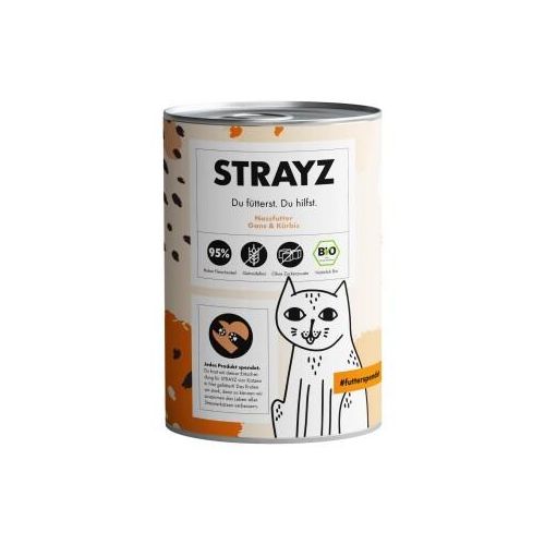 STRAYZ BIO 6x400g Gans & Kürbis