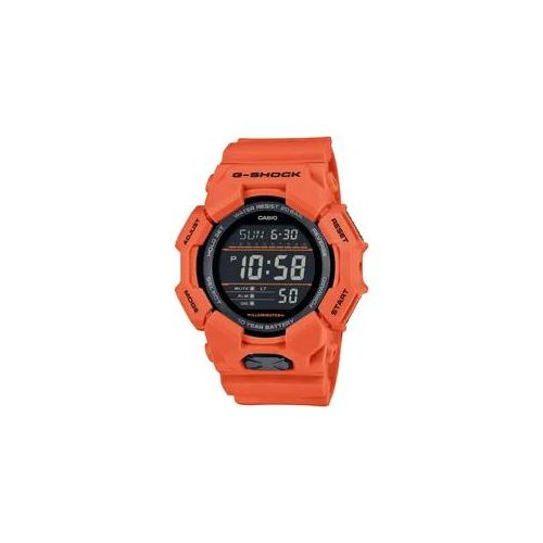 Chronograph CASIO G-SHOCK Armbanduhren orange Herren Quarzuhr, Armbanduhr, Herrenuhr, digital, autom. Kalender, Resinband