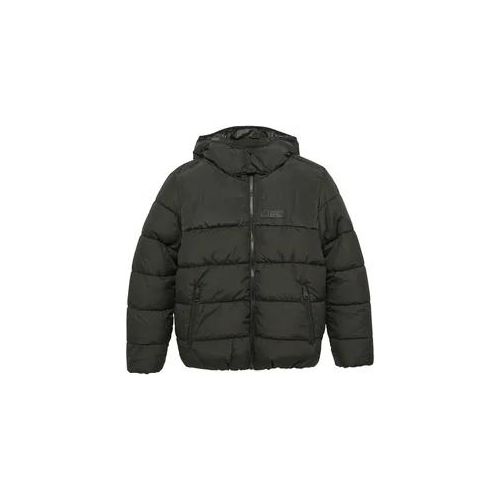 Outdoorjacke S.OLIVER JUNIOR Gr. S (134/140), schwarz Jungen Jacken mit Kapuze