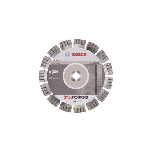 Bosch Diamanttrennscheibe Best for Concrete 230 x 22,23 x 2,4 x 15 mm