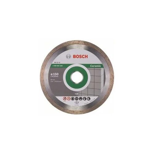 Bosch Diamanttrennscheibe Standard for Ceramic 150 x 22,23 x 1,6 x 7 mm