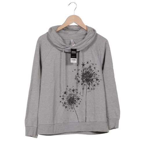 sheego Damen Sweatshirt, grau, Gr. 40