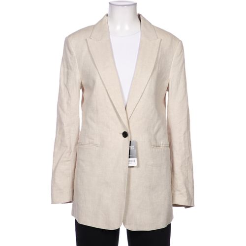 H&M Damen Blazer, cremeweiß, Gr. 34