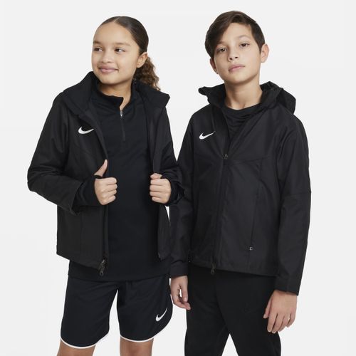 Nike Storm-FIT Academy regenjack voor voetbal voor kids - Zwart