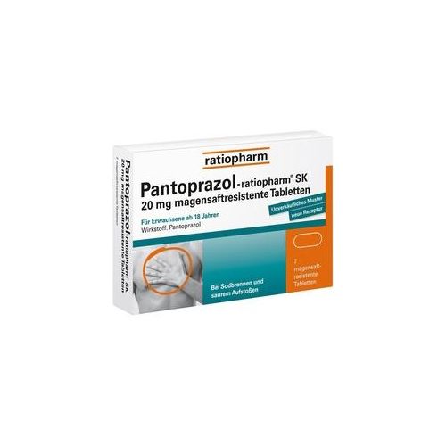 Pantoprazol-ratiopharm® SK 20 mg bei Sodbrennen