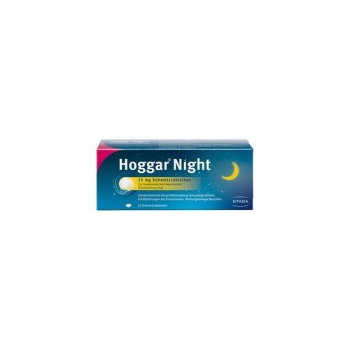 Hoggar Night 25 mg Doxylamin Schlaf-Schmelztabletten