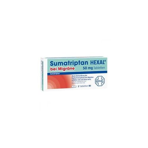 Sumatriptan HEXAL bei Migräne 50 mg Tabletten