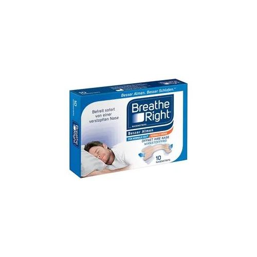 Besser Atmen Breathe Right Nasenstrips beige