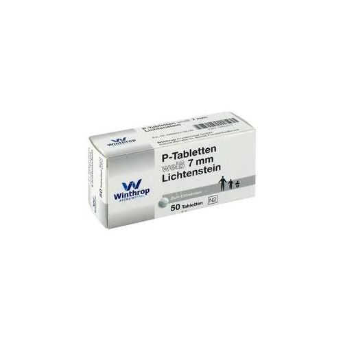 P Tabletten weiss 7 mm Teilk.