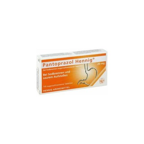 Pantoprazol Hennig bei Sodbrennen 20mg