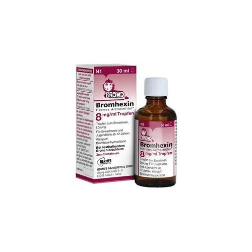 Bromhexin Hermes Arzneimittel 8 mg/ml Tropfen