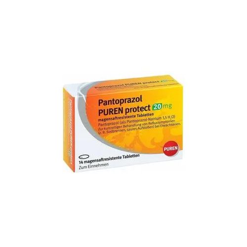 Pantoprazol Puren protect 20 mg magensaftresistent Tabletten