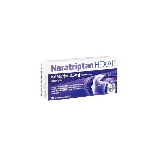 Naratriptan HEXAL bei Migräne 2,5mg