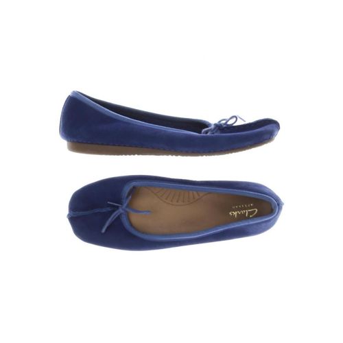 Clarks Damen Ballerinas, blau, Gr. 38