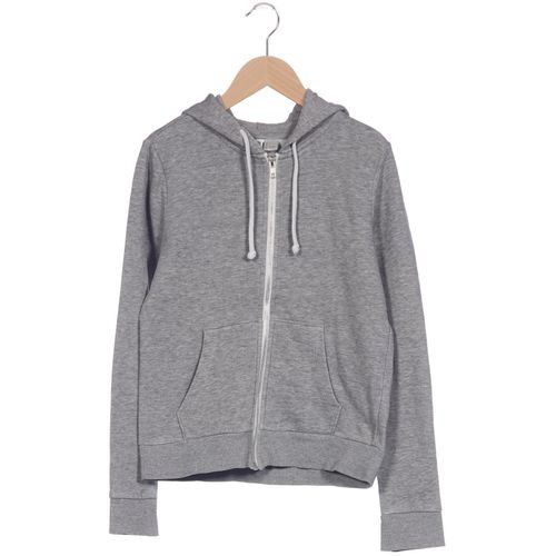 H&M Damen Kapuzenpullover, grau, Gr. 36