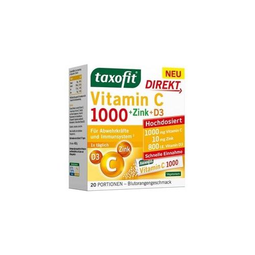 Taxofit Vitamin C 1000 + Zink+ D3 Direkt Granulat