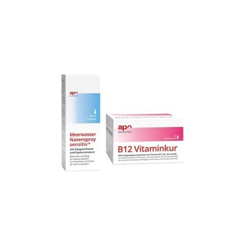 Schmuddelwetter Sparset - befeuchtendes Nasenspray + Vitamin B12