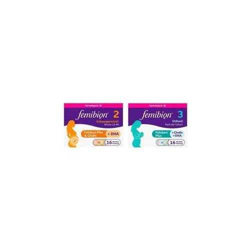 Femibion 2 Schwangerschaft Tabletten + Femibion 3 Stillzeit Komb