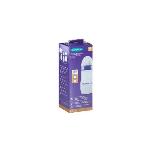 Lansinoh Naturalwave Babyflasche 240ml & Sauger M