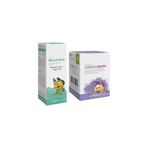 Lactobact Junior Drops 60stk + Casa Sana Bauch Gut Tropfen 30ml