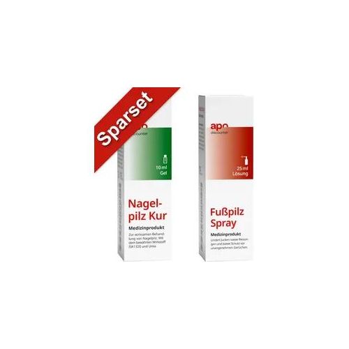 Sparset: Nagelpilz Kur + Fußpilzspray