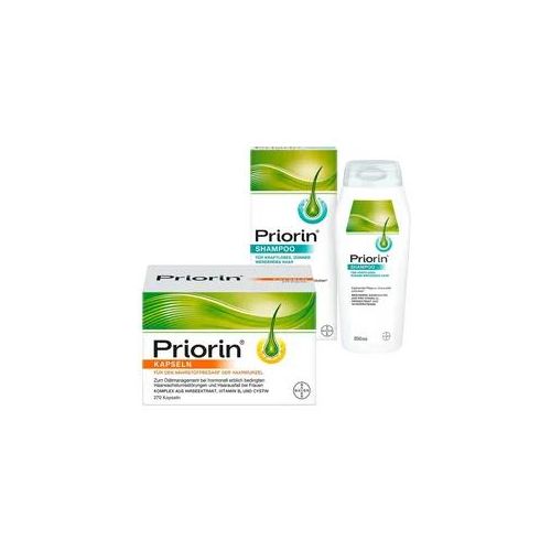 Priorin Haarpflege-Set: Priorin Kapseln 270Stück + Shampoo 200ml