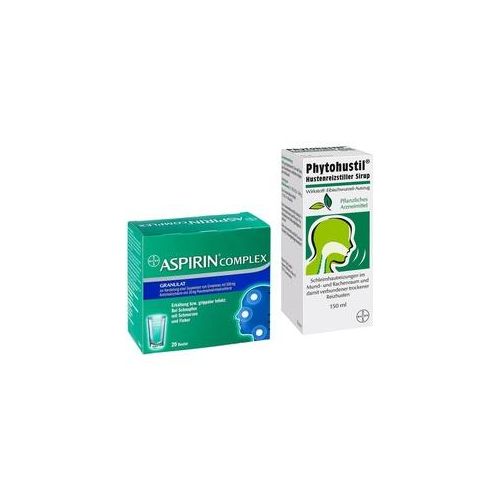 Erkältungs-Set: Aspirin Complex + Phytohustill Hustenreizstiller