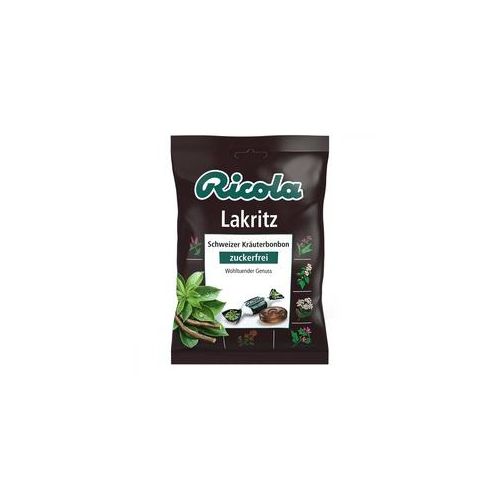 Ricola ohne Zucker Beutel Lakritz Bonbons