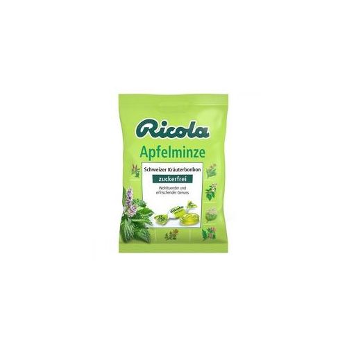 Ricola ohne Zucker Beutel Apfelminze Bonbons