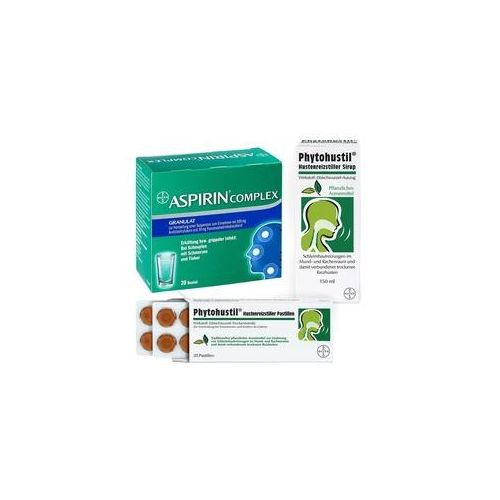 Erkältungs-Set: Aspirin Complex, Phytohustill Hustenreizstiller