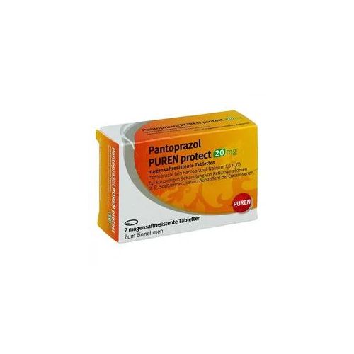 Pantoprazol Puren protect 20 mg magensaftresistent Tabletten