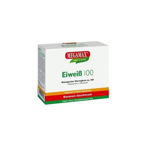 Eiweiss 100 Banane Megamax Pulver