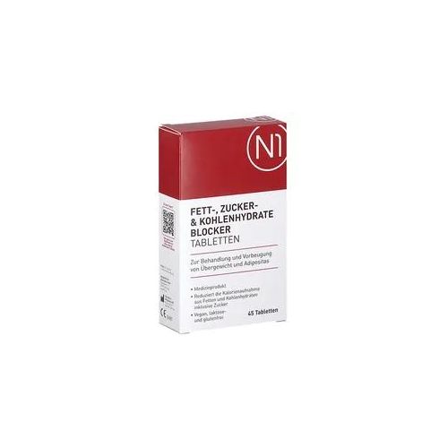 N1 Fett- Zucker- & Kohlenhydrate Blocker Tabletten