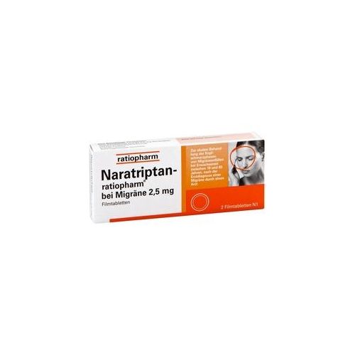 Naratriptan-ratiopharm bei Migräne 2,5mg