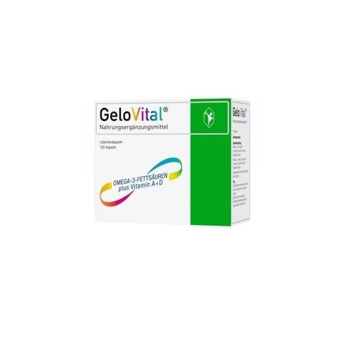 GeloVital Lebertrankapsel mit Vitamin A und Vitamin D