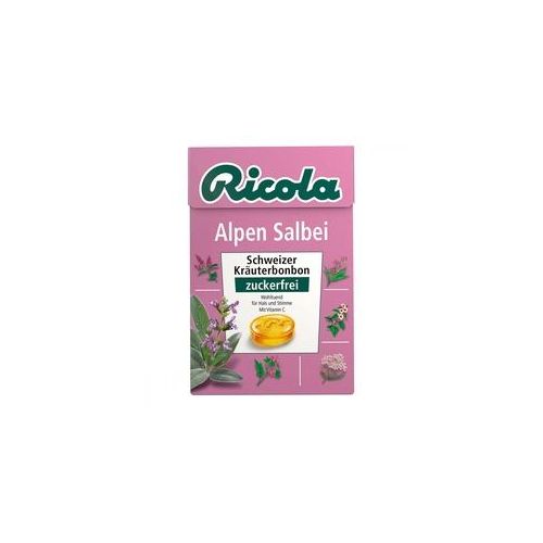 Ricola ohne Zucker Box Alpen Salbei Bonbons