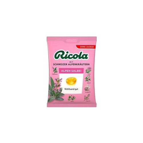 Ricola ohne Zucker Beutel Salbei Alpen Salbei Bonbons