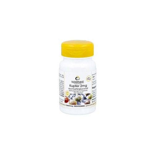 Kupfer 2 mg aus Kupfergluconat Tabletten