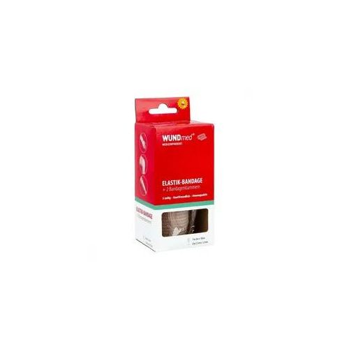 Elastik Bandage 10 cmx3 m mit Bandageklammern