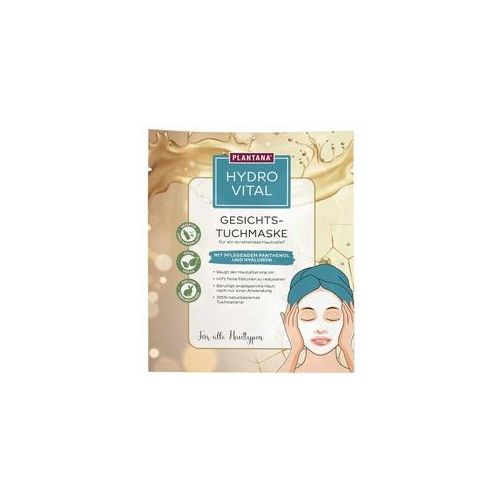 Plantana Hydro Vital Gesichtstuchmaske mit Panthenol & Hyaluron